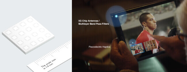5G Chip Antennas / Multilayer Band Pass Filters(Under development)