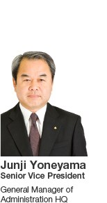 Junji Yoneyama Senior Vice President General Manager of Administration HQ