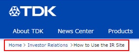Topic Path Navigation (Breadcrumbs)