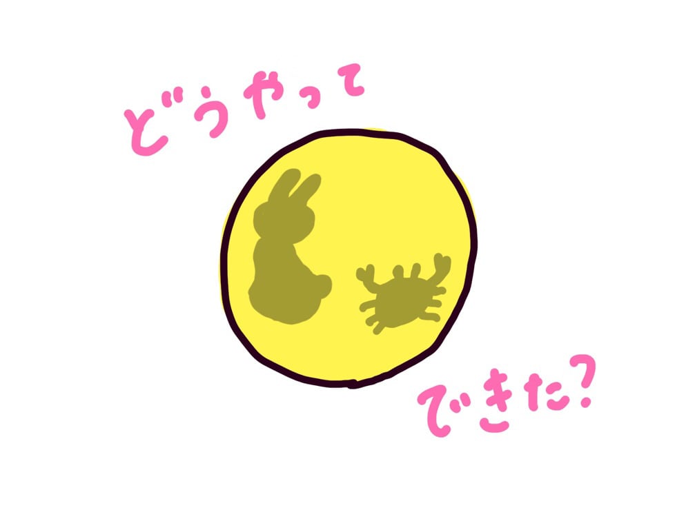 月の模様