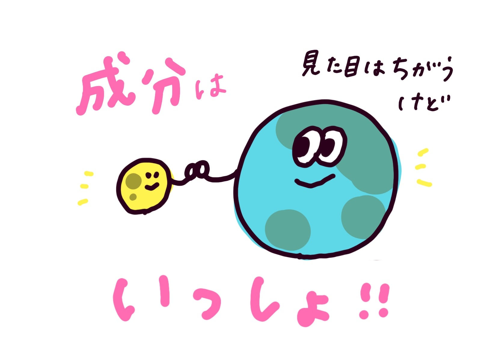 月と地球の成分は同じ