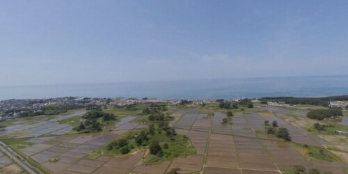 The Kujuku Islands in Kisakata, a famous spot visited by poet Matsuo Basho