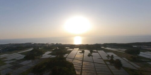 Sunset over the Japan Sea