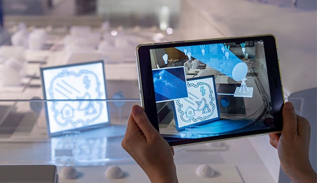 What experiencing augmented reality looks like