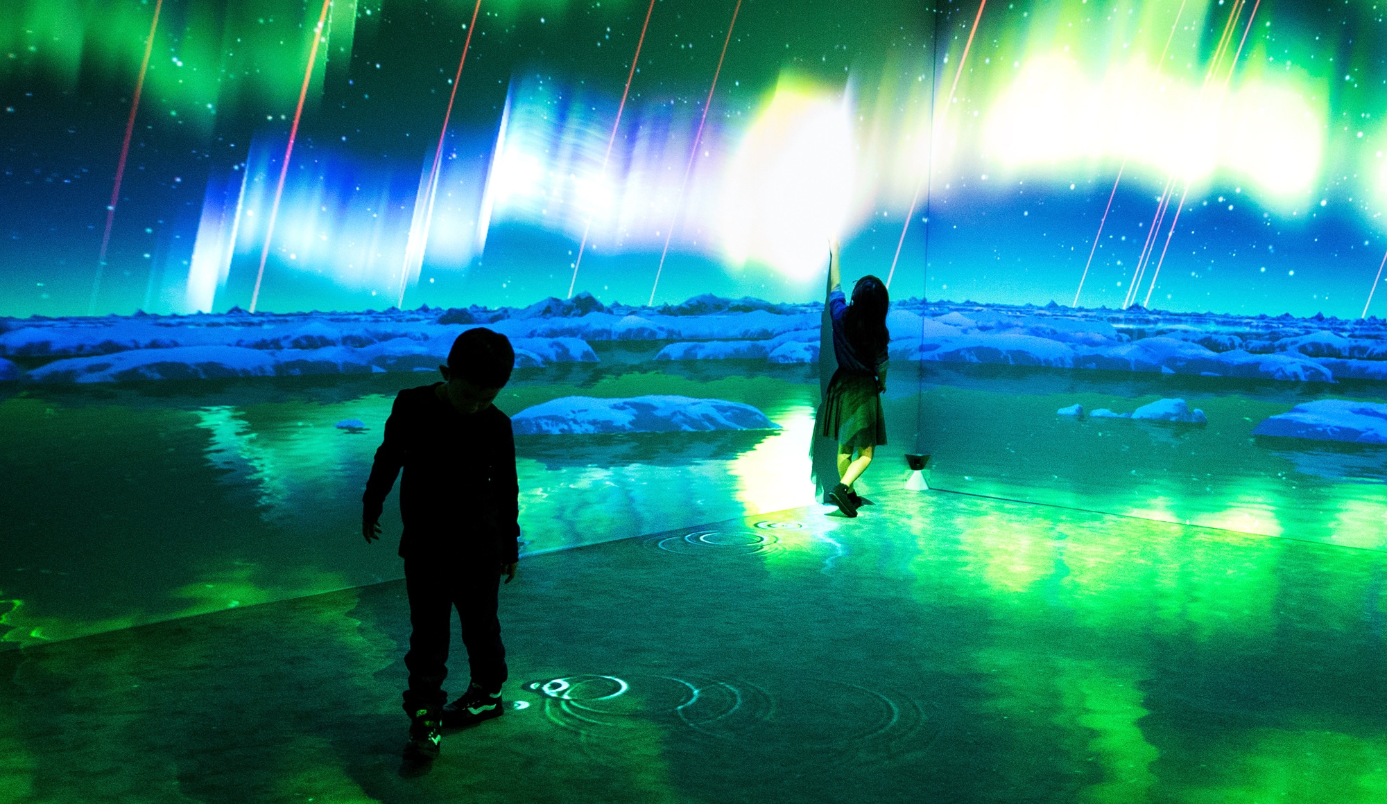 Interactive Magnetic Field Theater By Teamlab Future Zone Tdk Museum Interactive Magnetic Field Theater By Teamlab Future Zone Tdk Museum
