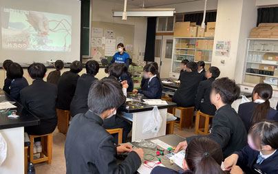 出前授業の様子