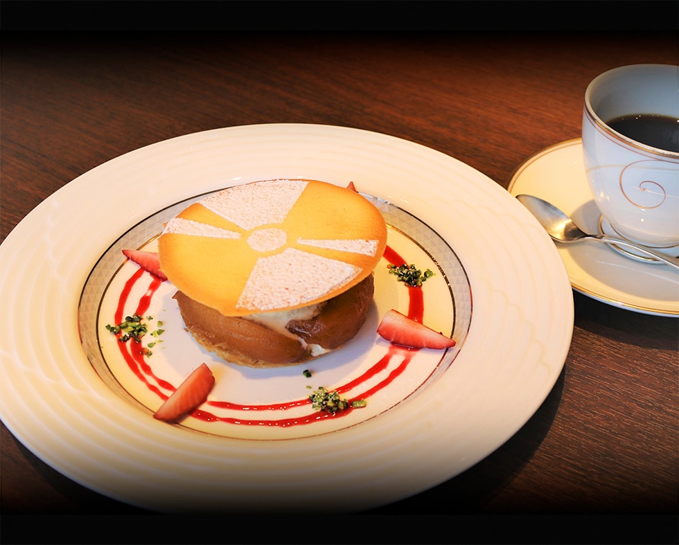 ケーキセット(コンパクトディスク☆リンゴのタルトタタン)