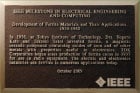 IEEEマイルストーン銘板