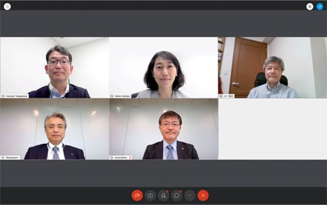 WEB会議の様子