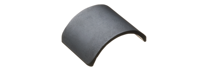 Ferrite magnets for compact DC motors