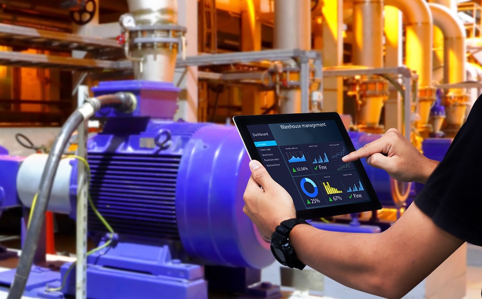 monitoring motors on the plant