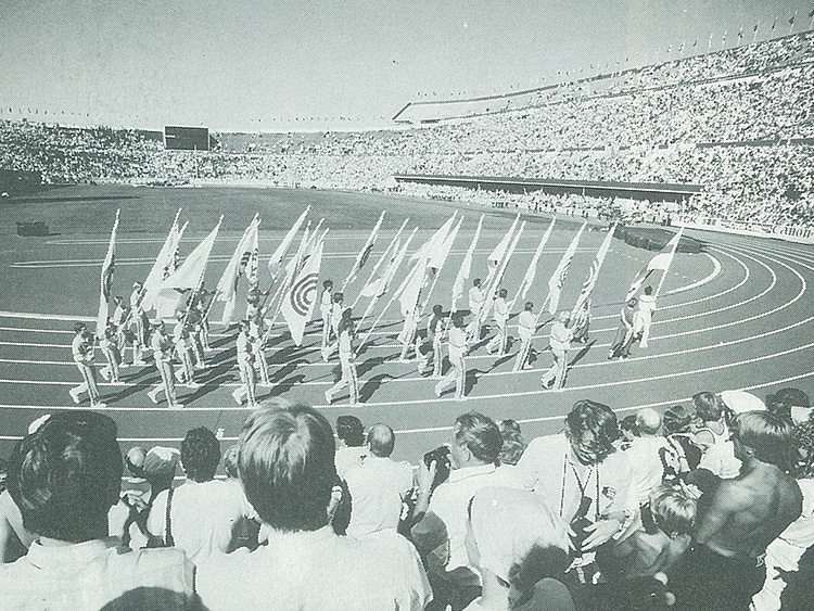 The first World Athletics Championships held in Helsinki