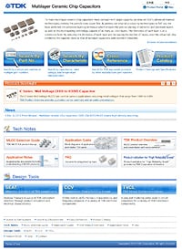 Top page of the MLCC website