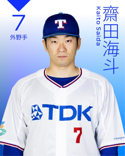 外野手 齋田　海斗