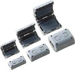EMC Control Products: Newly Developed Low-Profile Clamp Filter Ready for Mass Production