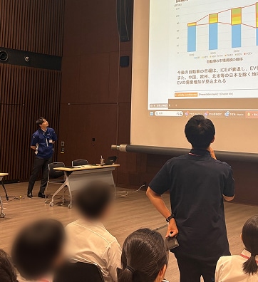 知財業務を体験できるプログラムの様子