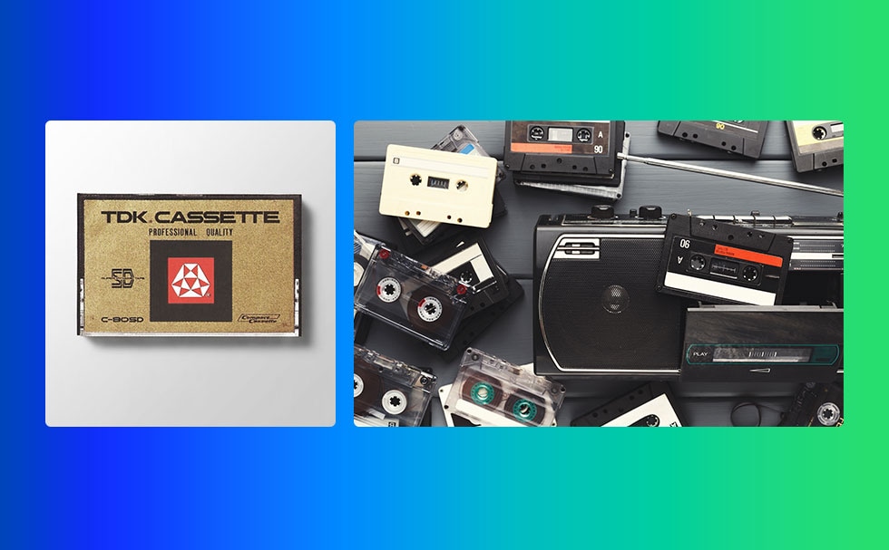 TDKが開発した音楽用カセットテープ