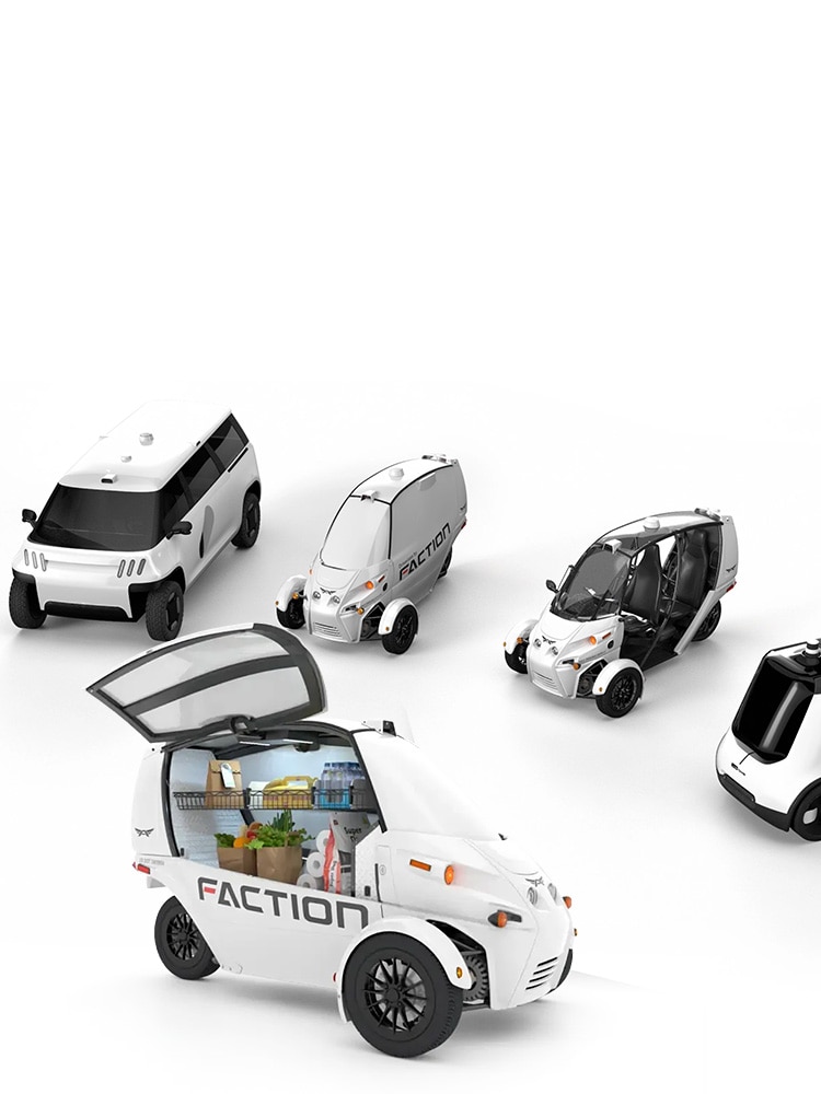 Various types of autonomous vehicles