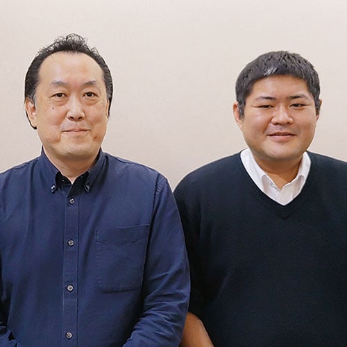 Professor_Arata_Tsukamoto_and_Researcher_Yuichi_Kasatani