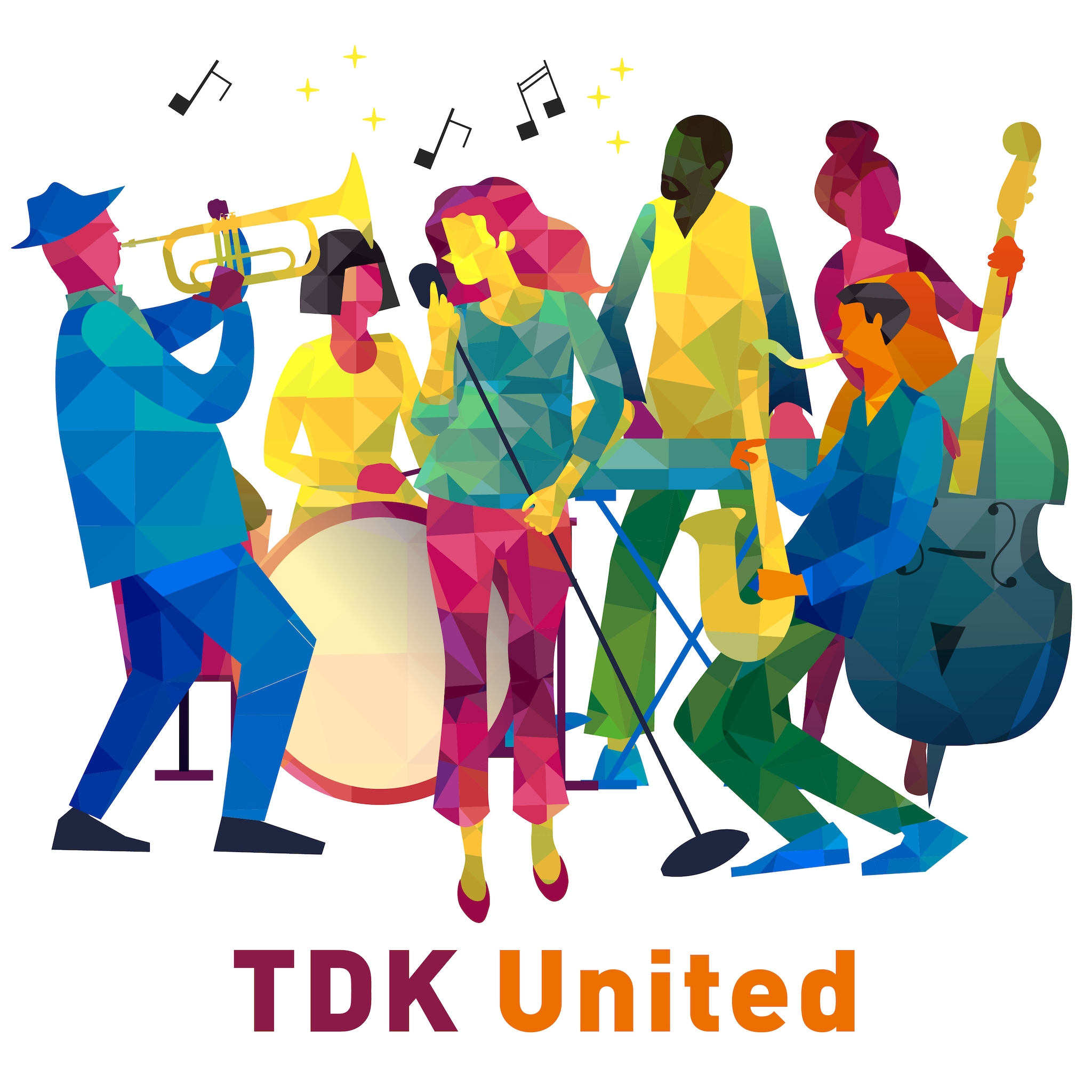 TDK Unitedを表現したイラスト