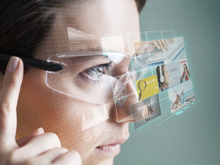 Image of stylish smart glasses