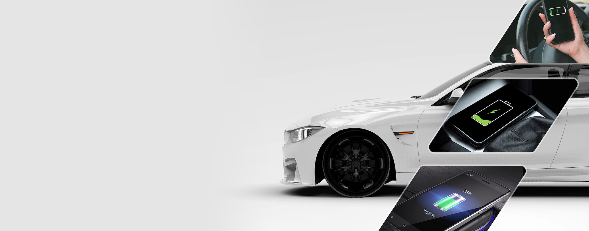 Image of in-vehicle wireless charging
