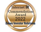 Internet IR Commendation Award 2022