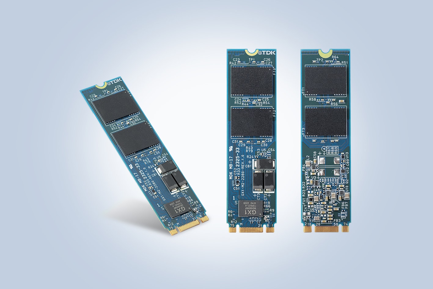 Flash Storage: TDK presents highly reliable M.2 type SSD with PCI Express<sup>®</sup> support for industrial applications