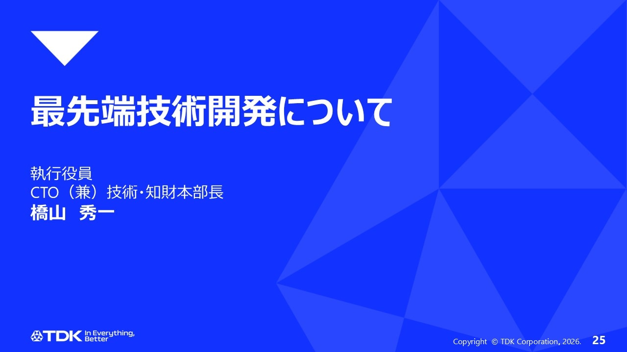 最先端技術開発について