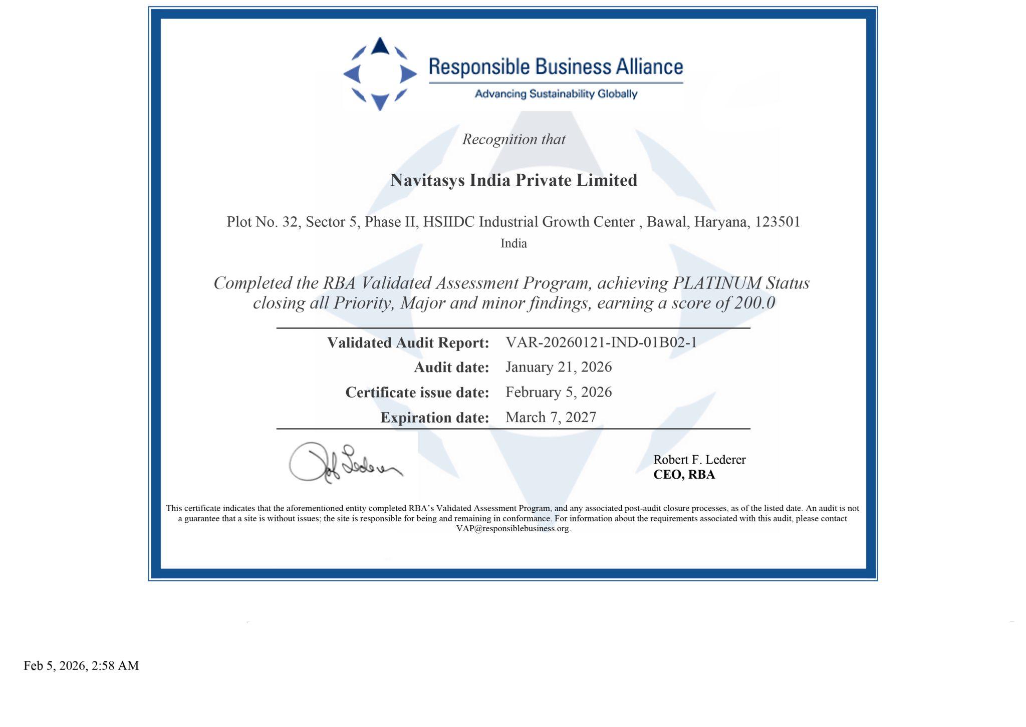 Navitasys India Private Limited