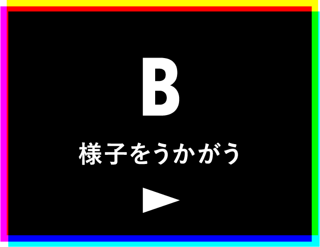 B.様子をうかがう